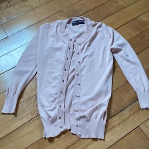 AUTHENTIC DOLCE AND GABANA - Baby Pink Pearl Vintage Cardigan